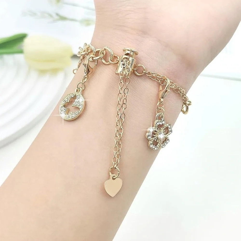 NEW Gold Apple Watch Band with Charms